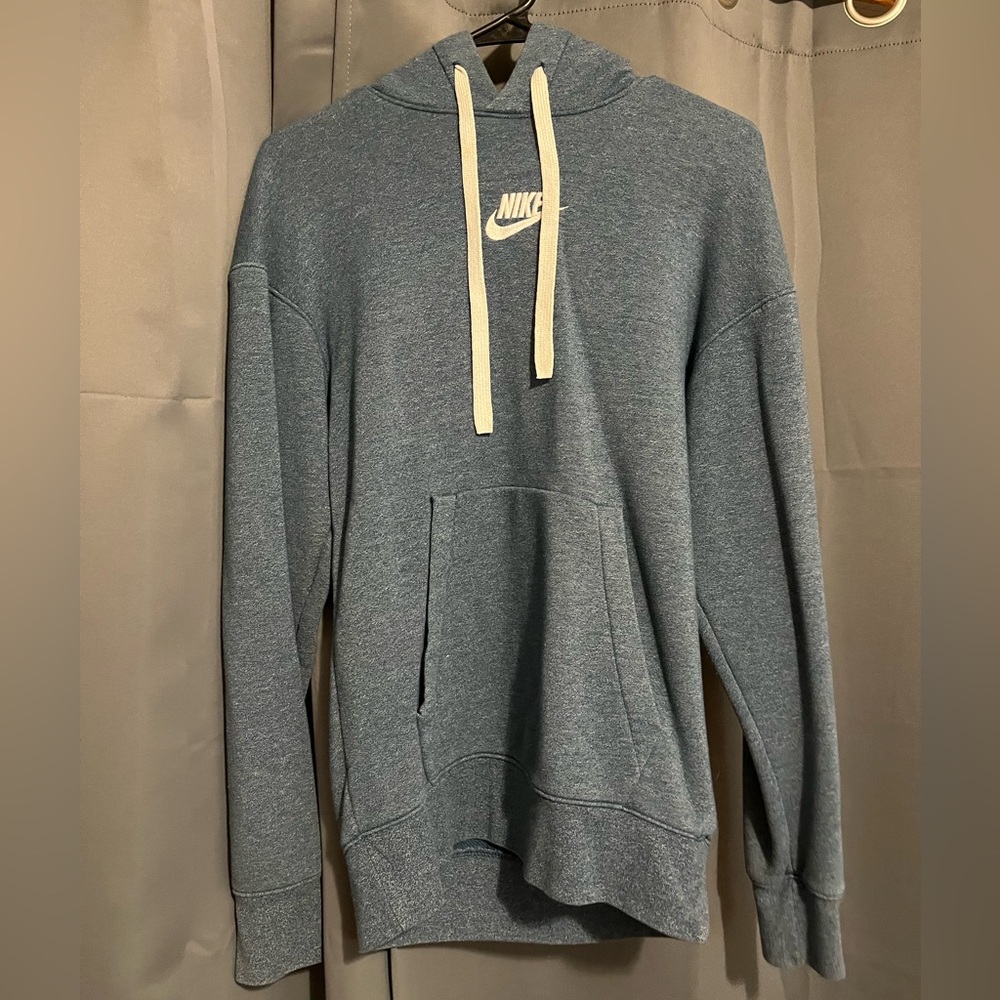 Nike Blue Hooded Sweatshirt